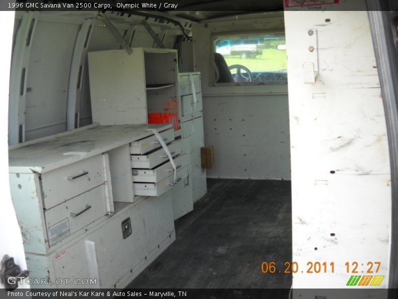 Olympic White / Gray 1996 GMC Savana Van 2500 Cargo