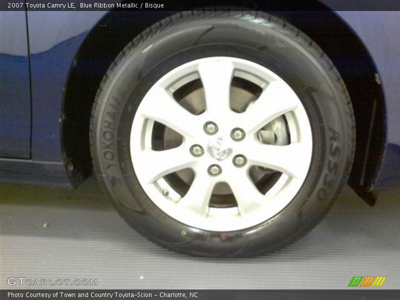Blue Ribbon Metallic / Bisque 2007 Toyota Camry LE