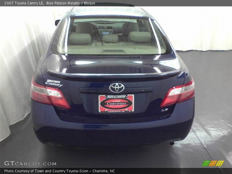 Blue Ribbon Metallic / Bisque 2007 Toyota Camry LE