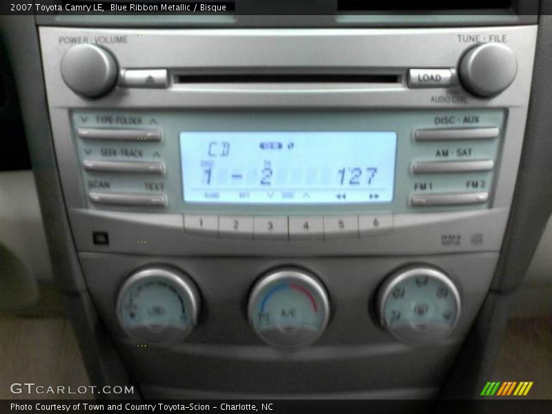 Blue Ribbon Metallic / Bisque 2007 Toyota Camry LE