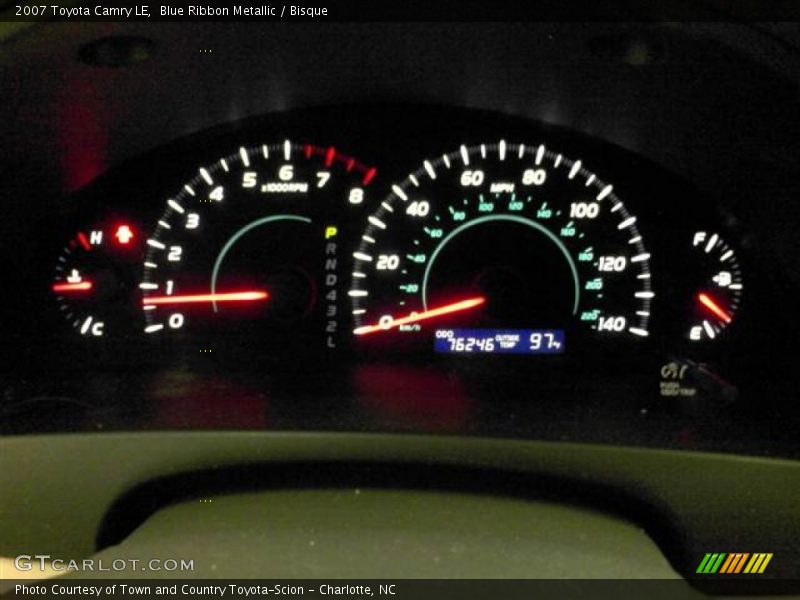 Blue Ribbon Metallic / Bisque 2007 Toyota Camry LE