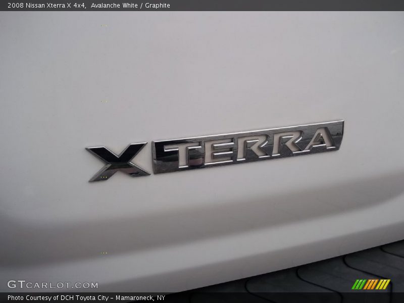 Avalanche White / Graphite 2008 Nissan Xterra X 4x4