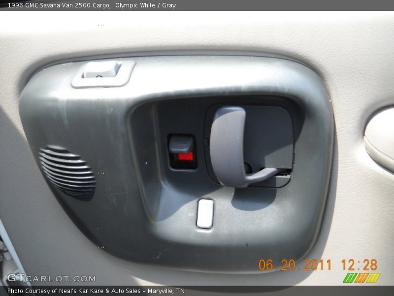Olympic White / Gray 1996 GMC Savana Van 2500 Cargo
