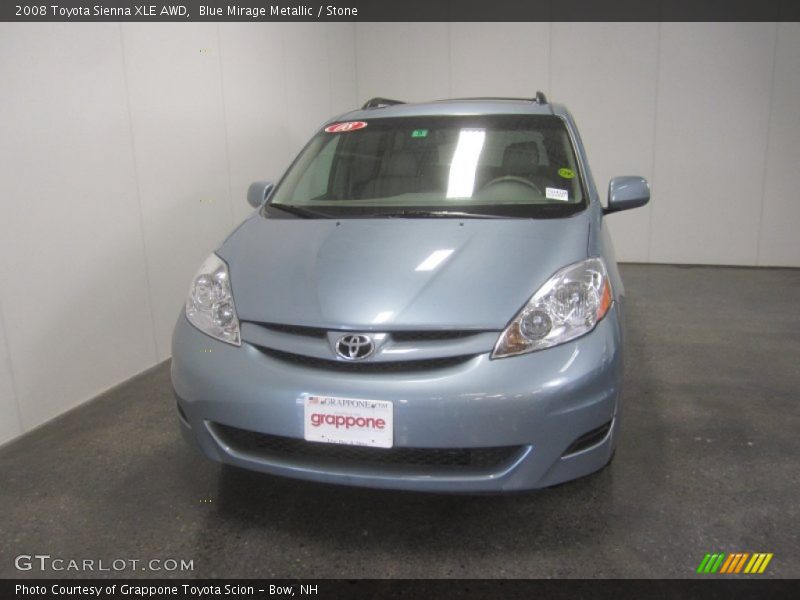Blue Mirage Metallic / Stone 2008 Toyota Sienna XLE AWD