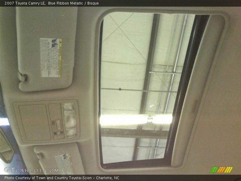 Blue Ribbon Metallic / Bisque 2007 Toyota Camry LE
