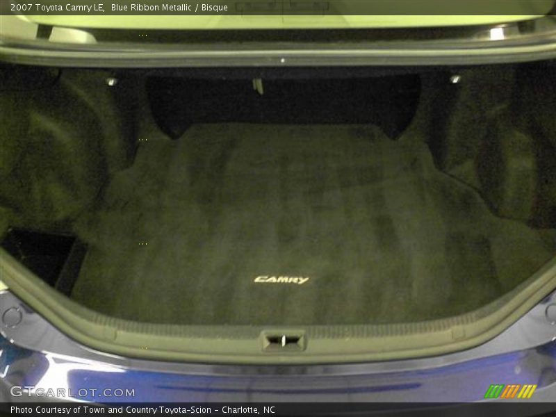 Blue Ribbon Metallic / Bisque 2007 Toyota Camry LE