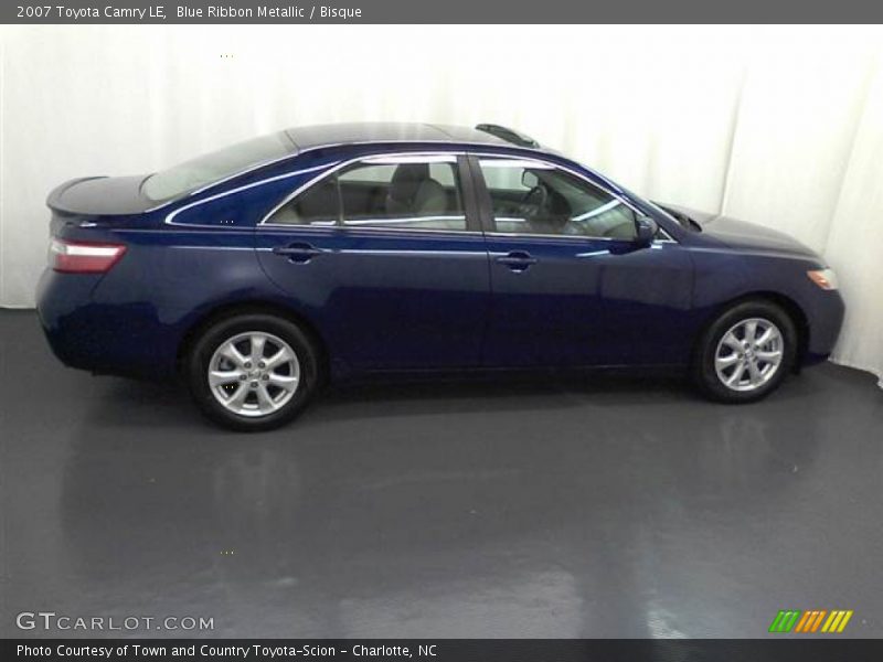 Blue Ribbon Metallic / Bisque 2007 Toyota Camry LE
