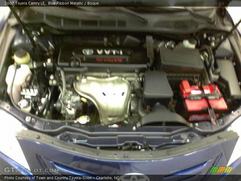 Blue Ribbon Metallic / Bisque 2007 Toyota Camry LE