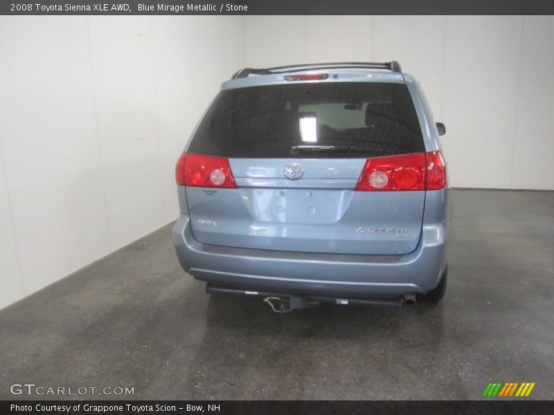 Blue Mirage Metallic / Stone 2008 Toyota Sienna XLE AWD