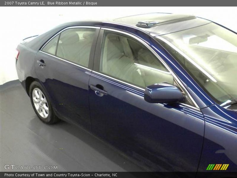 Blue Ribbon Metallic / Bisque 2007 Toyota Camry LE