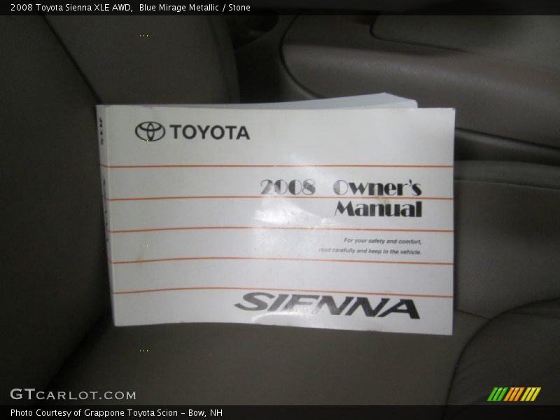 Blue Mirage Metallic / Stone 2008 Toyota Sienna XLE AWD