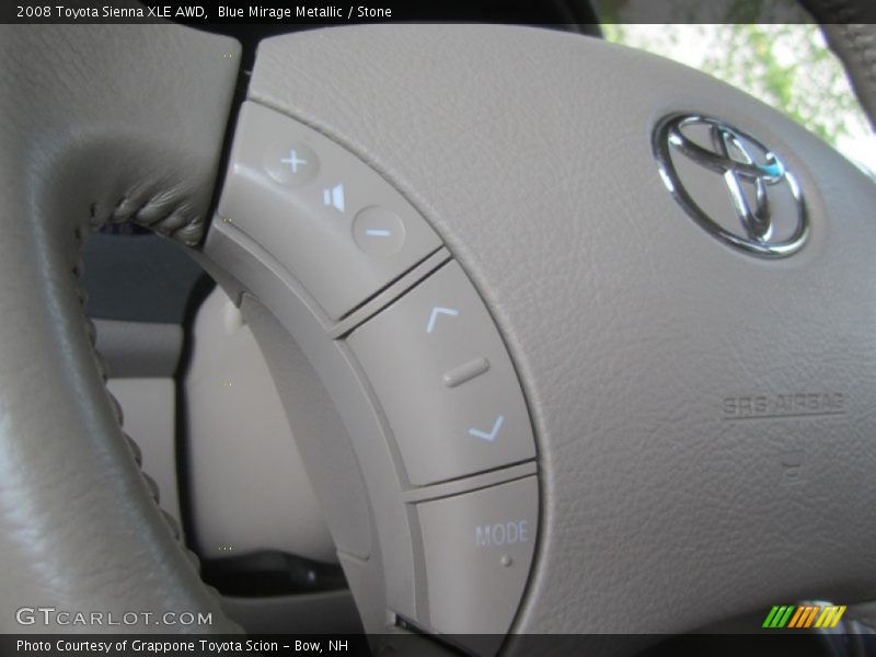 Blue Mirage Metallic / Stone 2008 Toyota Sienna XLE AWD
