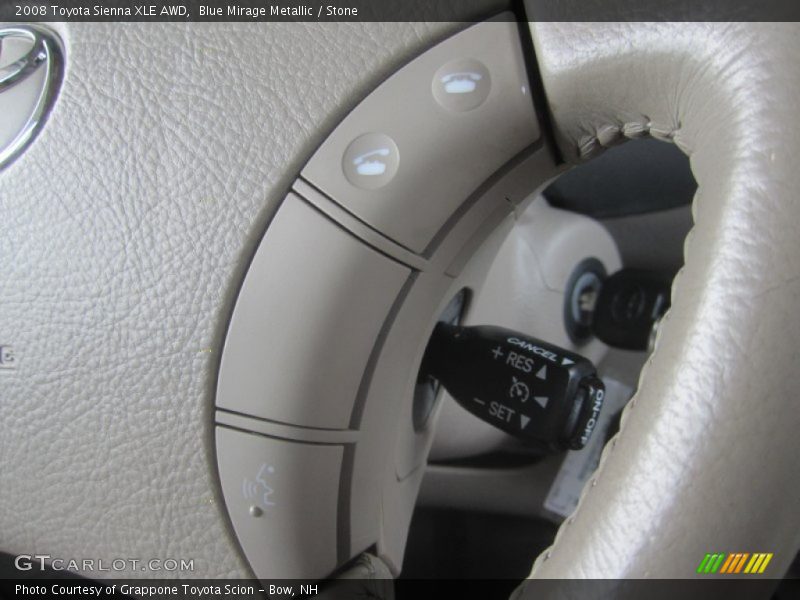 Blue Mirage Metallic / Stone 2008 Toyota Sienna XLE AWD