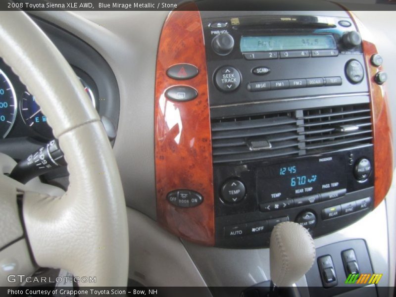 Blue Mirage Metallic / Stone 2008 Toyota Sienna XLE AWD