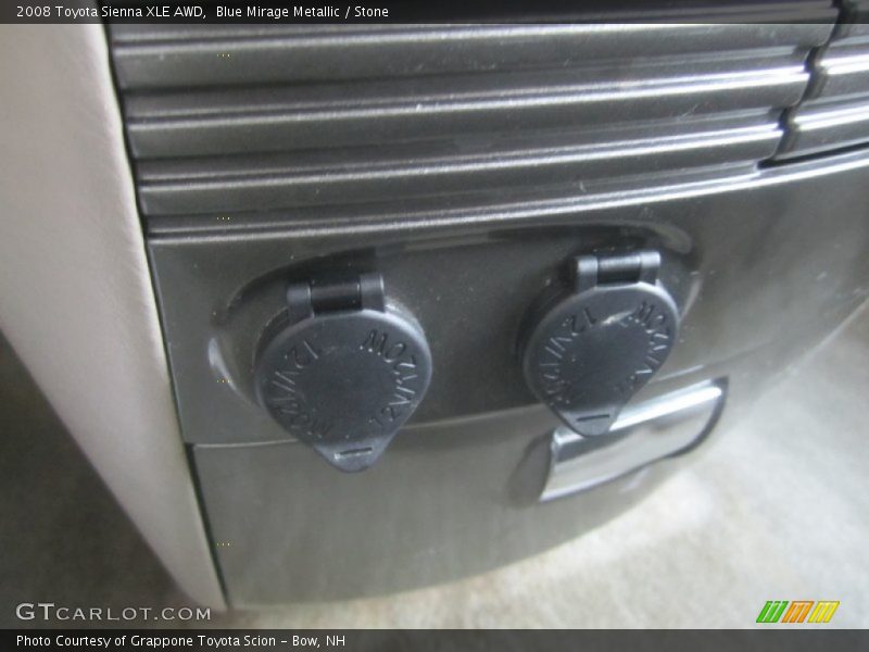 Blue Mirage Metallic / Stone 2008 Toyota Sienna XLE AWD