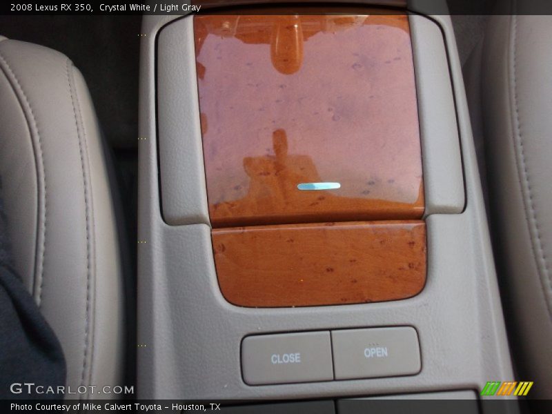 Crystal White / Light Gray 2008 Lexus RX 350