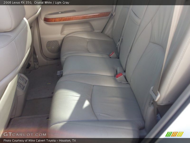 Crystal White / Light Gray 2008 Lexus RX 350