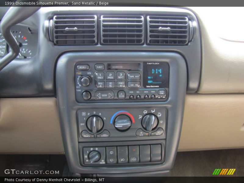 Controls of 1999 Silhouette Premier