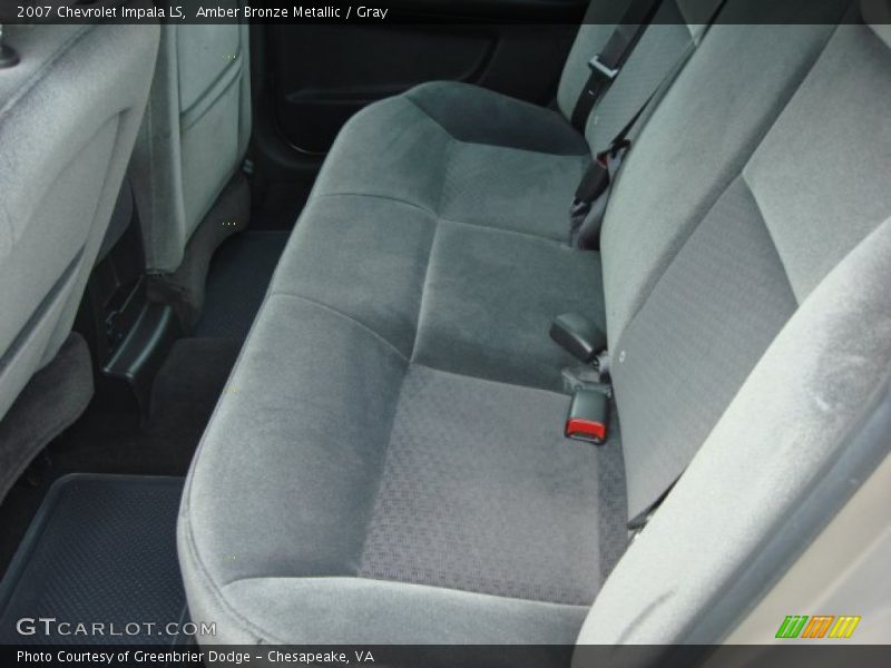 Amber Bronze Metallic / Gray 2007 Chevrolet Impala LS