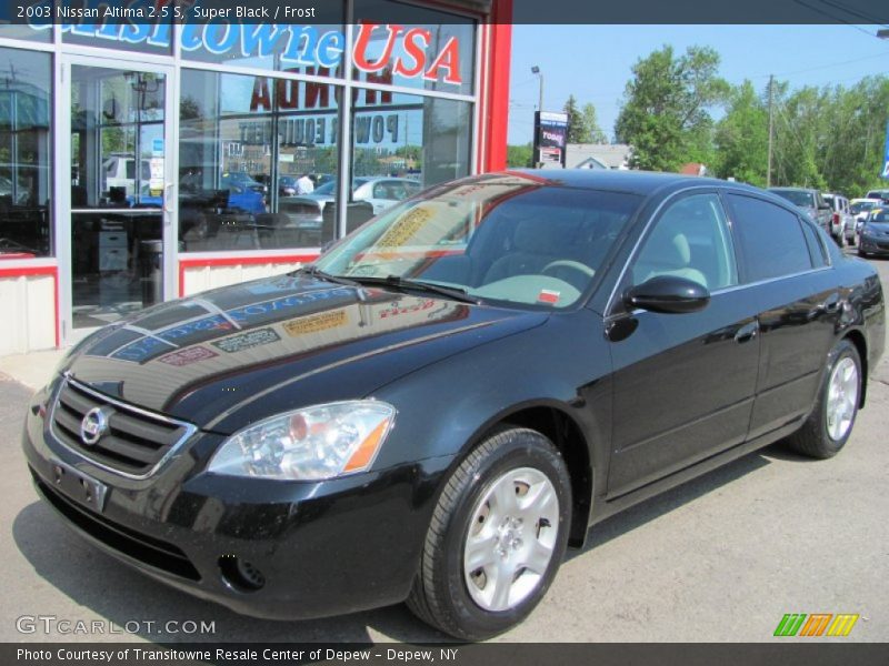 Super Black / Frost 2003 Nissan Altima 2.5 S