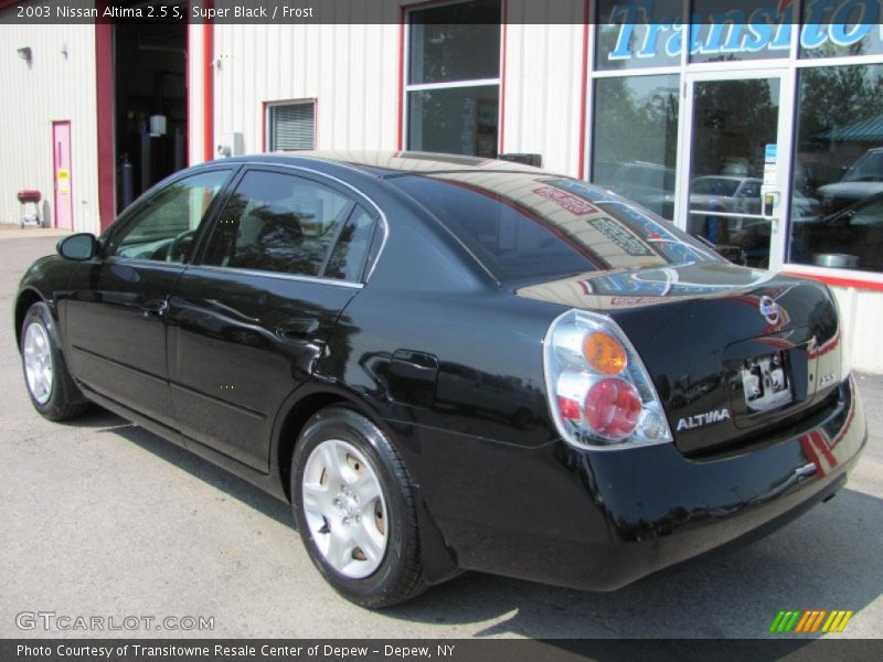 Super Black / Frost 2003 Nissan Altima 2.5 S