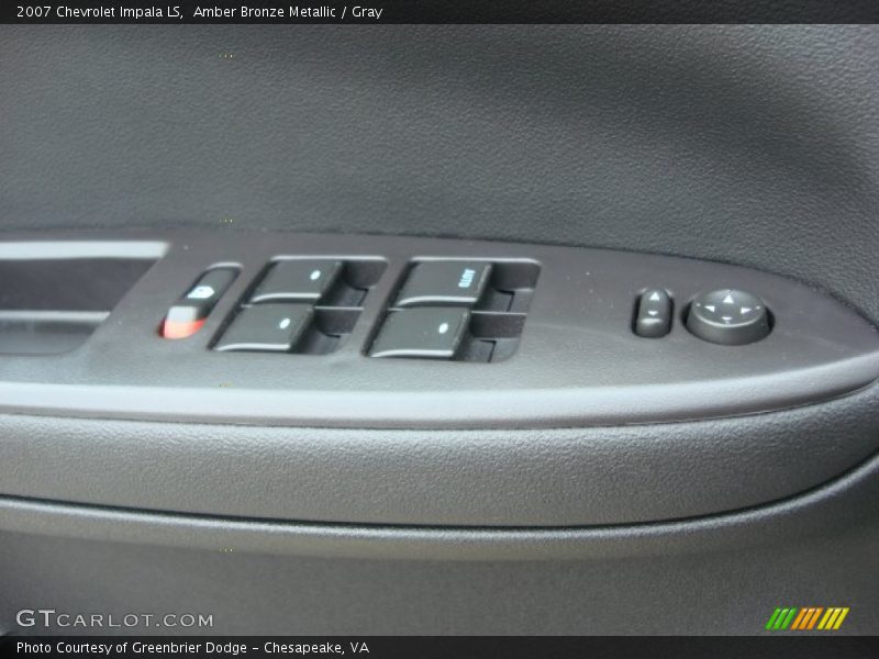 Amber Bronze Metallic / Gray 2007 Chevrolet Impala LS