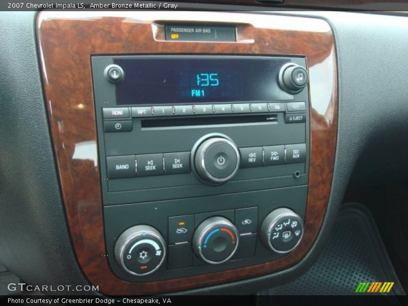 Amber Bronze Metallic / Gray 2007 Chevrolet Impala LS