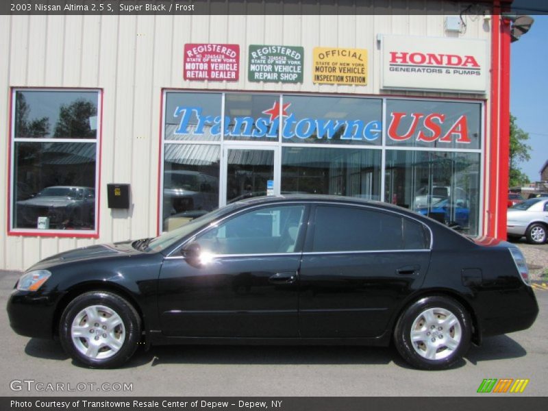 Super Black / Frost 2003 Nissan Altima 2.5 S