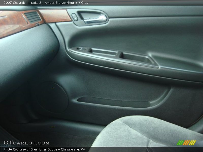 Amber Bronze Metallic / Gray 2007 Chevrolet Impala LS