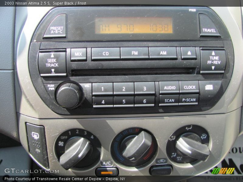 Super Black / Frost 2003 Nissan Altima 2.5 S