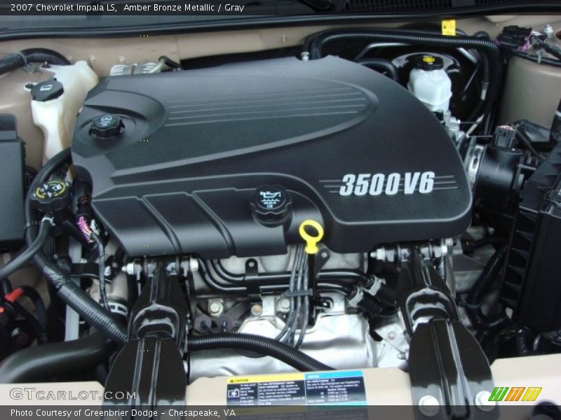 Amber Bronze Metallic / Gray 2007 Chevrolet Impala LS