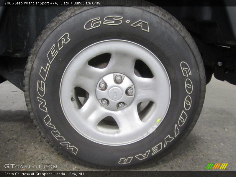 Black / Dark Slate Gray 2006 Jeep Wrangler Sport 4x4