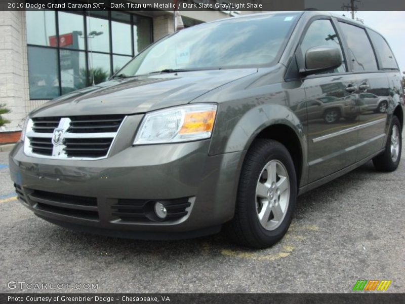 Dark Titanium Metallic / Dark Slate Gray/Light Shale 2010 Dodge Grand Caravan SXT