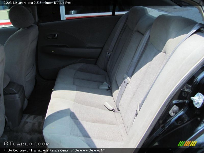 Super Black / Frost 2003 Nissan Altima 2.5 S