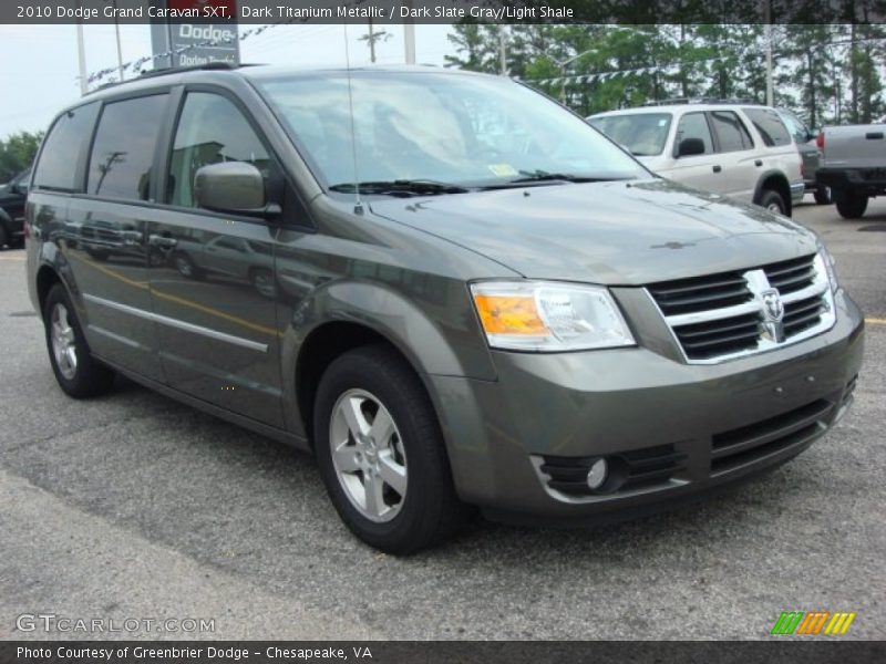 Dark Titanium Metallic / Dark Slate Gray/Light Shale 2010 Dodge Grand Caravan SXT