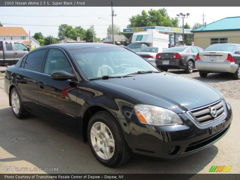 Super Black / Frost 2003 Nissan Altima 2.5 S
