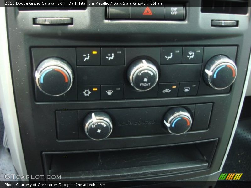 Dark Titanium Metallic / Dark Slate Gray/Light Shale 2010 Dodge Grand Caravan SXT