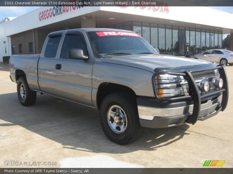 Light Pewter Metallic / Dark Charcoal 2003 Chevrolet Silverado 1500 Extended Cab 4x4
