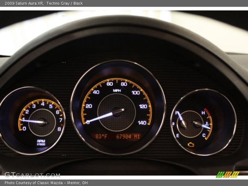 Techno Gray / Black 2009 Saturn Aura XR
