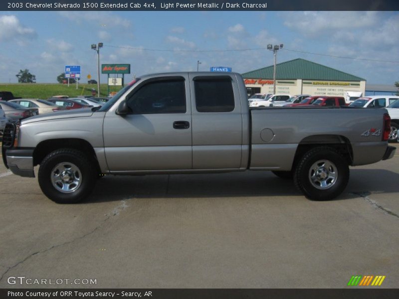 Light Pewter Metallic / Dark Charcoal 2003 Chevrolet Silverado 1500 Extended Cab 4x4