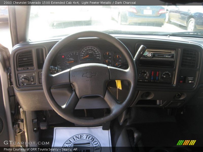 Light Pewter Metallic / Dark Charcoal 2003 Chevrolet Silverado 1500 Extended Cab 4x4