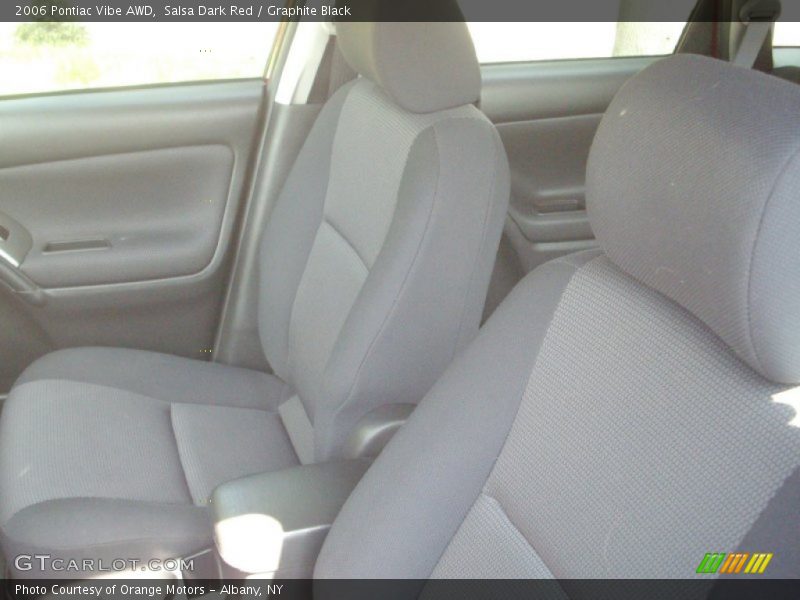 Salsa Dark Red / Graphite Black 2006 Pontiac Vibe AWD