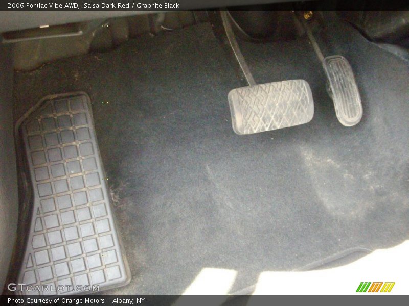 Salsa Dark Red / Graphite Black 2006 Pontiac Vibe AWD