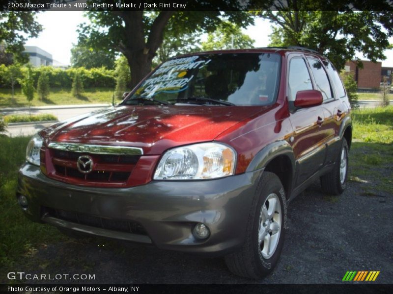 Redfire Metallic / Dark Flint Gray 2006 Mazda Tribute s 4WD