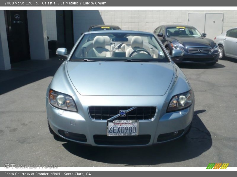 Celestial Blue Metallic / Calcite Cream 2008 Volvo C70 T5