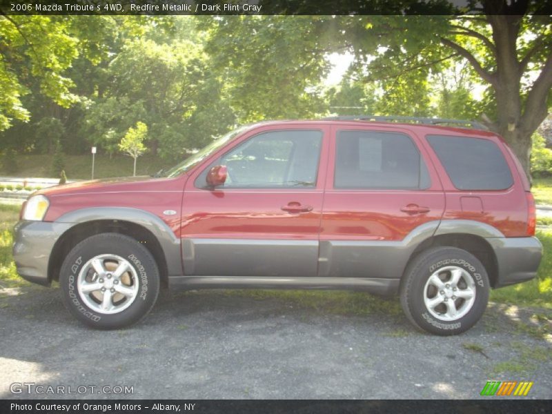 Redfire Metallic / Dark Flint Gray 2006 Mazda Tribute s 4WD