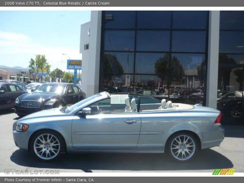 Celestial Blue Metallic / Calcite Cream 2008 Volvo C70 T5