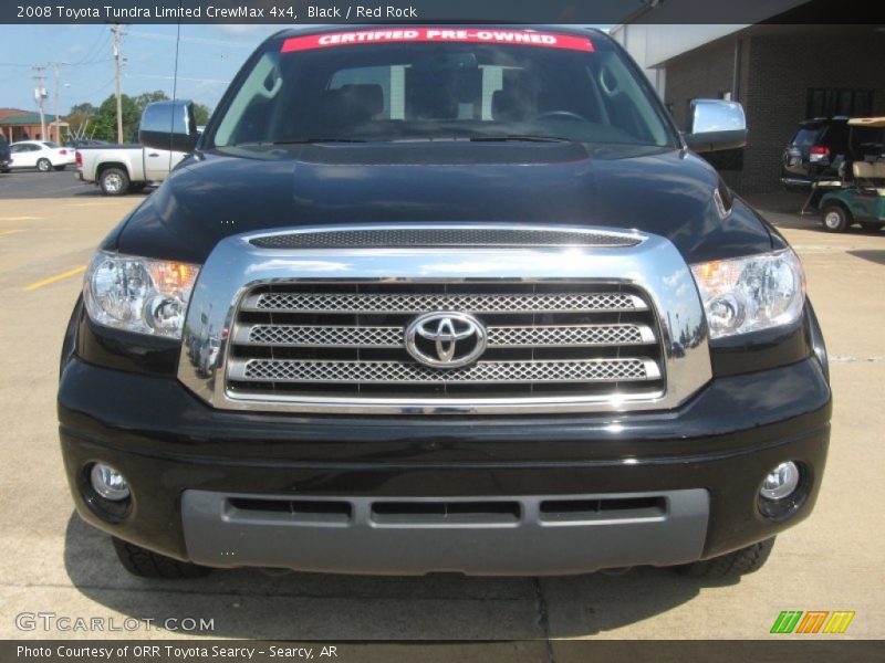 Black / Red Rock 2008 Toyota Tundra Limited CrewMax 4x4