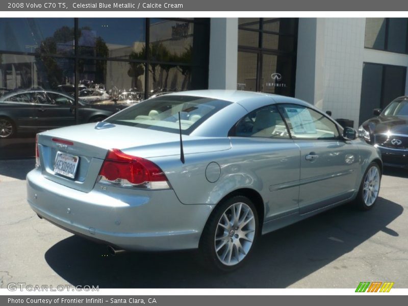 Celestial Blue Metallic / Calcite Cream 2008 Volvo C70 T5