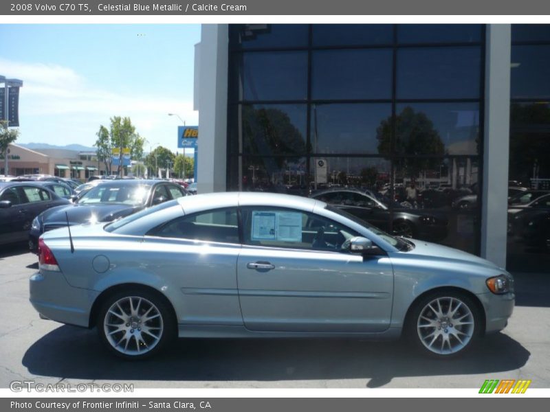 Celestial Blue Metallic / Calcite Cream 2008 Volvo C70 T5
